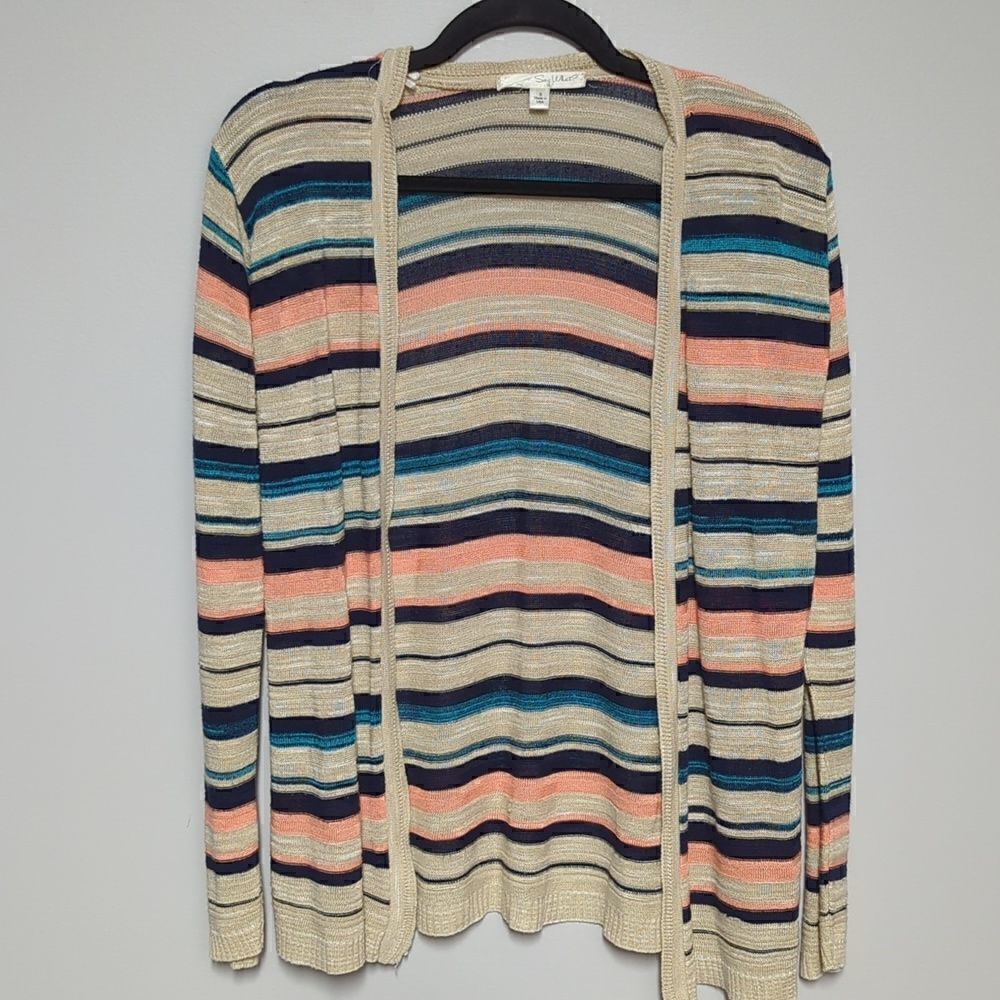 Say What? Striped Cardigan